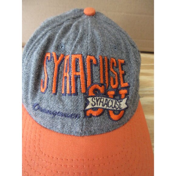 VINTAGE Syracuse Orange Hat Cap Snap Back Insignia Sport One * - Picture 4 of 13